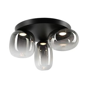 LED Stropní svítidlo VASO LED/12W/230V pr. 42 cm černá/kouřová ML1412 obraz