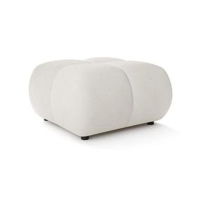 Čalouněný taburet ALMADA 72x72 cm béžová 8590828985556 obraz