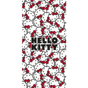 Červená/bílá bavlněná dětská osuška 70x140 cm Hello Kitty – Jerry Fabrics obraz