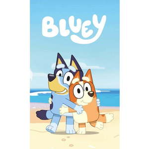 Modrá fleecová dětská deka 100x150 cm Bluey – Jerry Fabrics obraz