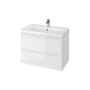 Cersanit S801-221-DSM - Závěsná koupelnová skříňka s umyvadlem MODUO 80 cm bílá S801-221-DSM obraz