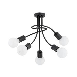 Přisazený lustr PLENA 5xE27/15W/230V černá 25755 obraz