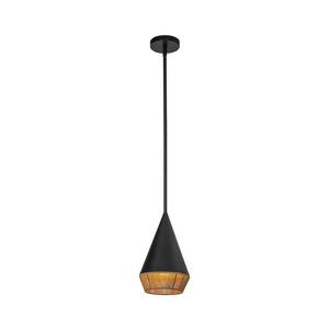 Elstead Alora Mood ALM-DAPHNE-P-S-MB - Lustr na tyči DAPHNE 1xE27/60W/230V pr. 18, 1 cm ALM-DAPHNE-P-S-MB obraz
