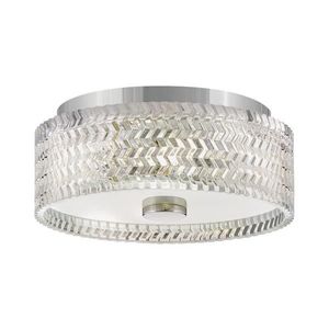 Elstead Hinkley HK-ELLE-F-S-CM - Stropní svítidlo 2xE27/60W/230V pr. 30, 5 cm chrom HK-ELLE-F-S-CM obraz