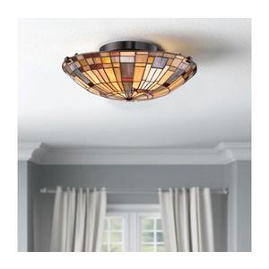 Elstead Quoizel QZ-INGLENOOK-F-SMALL-Stropní svítidlo INGLENOOK 2xE27/60W/230V pr.40, 7cm QZ-INGLENOOK-F-SMALL obraz