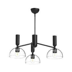 Elstead Alora Mood ALM-JUDE3-MB-CL - Lustr na tyči JUDE 3xE27/60W/230V černá ALM-JUDE3-MB-CL obraz