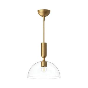 Elstead Alora Mood ALM-JUDE-P-GD-CL - Lustr na tyči JUDE 1xE27/60W/230V mosaz ALM-JUDE-P-GD-CL obraz