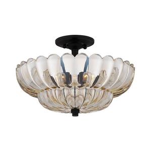 Elstead Quoizel QZ-WHITECAP-SF-M - Stropní svítidlo WHITECAP 4xE14/40W/230V pr. 39, 5 cm QZ-WHITECAP-SF-M obraz