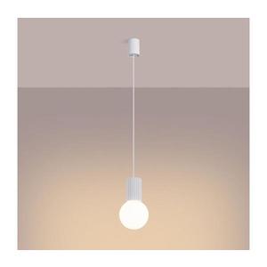 SL.1709 - Lustr na lanku HALO 1xG9/8W/230V pr. 12 cm bílá SL.1709 obraz