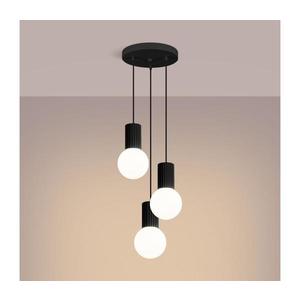 SL.1715 - Lustr na lanku HALO 3xG9/8W/230V pr. 25 cm černá SL.1715 obraz