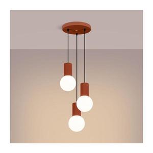 SL.1730 - Lustr na lanku HALO 3xG9/8W/230V pr. 25 cm oranžová SL.1730 obraz