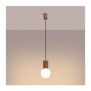 SL.1734 - Lustr na lanku HALO 1xG9/8W/230V pr. 12 cm hnědá SL.1734 obraz