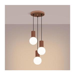 SL.1735 - Lustr na lanku HALO 3xG9/8W/230V pr. 25 cm hnědá SL.1735 obraz