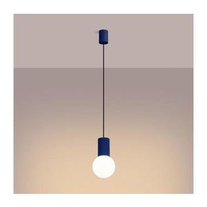 SL.1739 - Lustr na lanku HALO 1xG9/8W/230V pr. 12 cm modrá SL.1739 obraz