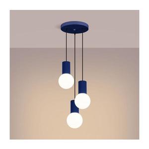SL.1740 - Lustr na lanku HALO 3xG9/8W/230V pr. 25 cm modrá SL.1740 obraz
