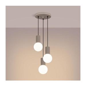 SL.1745 - Lustr na lanku HALO 3xG9/8W/230V pr. 25 cm taupe SL.1745 obraz
