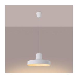 SL.1702 - Lustr na lanku BILO 1xE27/15W/230V pr. 35 cm bílá SL.1702 obraz