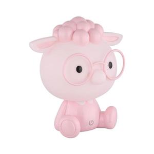 Globo 21760P - LED Stm. nab. dětská noční lampička SHEEPY 1W/5V 500 mAh růžová 21760P obraz