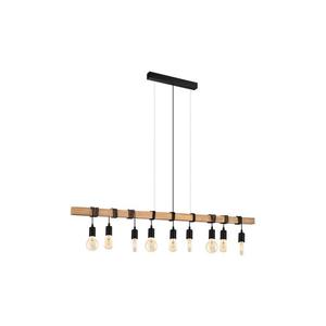 Eglo 182429 - Lustr na lanku TOWNSHEND 9xE27/60W/230V 182429 obraz