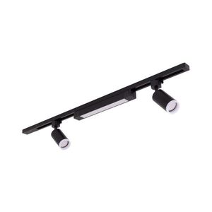 LED Bodové svítidlo v lišto. systému TRACER 2xGU10/10W/230V + LED/20W 1 m černá 11512 obraz