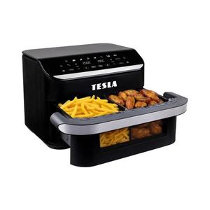 TESLA Electronics AirCook- Multif. duální dig. horkovzd. fritéza 10 l 2400W/230V AIRCKFZQ570XXLBLK obraz