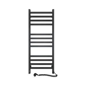 Navin Koupelnový žebříkový radiátor s term. AVANGARD 459W/230V 120, 6cm IP44 černá pr. 12-228053-4812 obraz