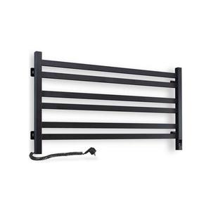 Navin Koupelnový žebříkový radiátor s term. AVANGARD 316W/230V 50, 6 cm IP44 černá levá 12-228153-9050 obraz