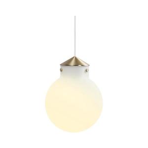 Nordlux - Lustr na lanku RAITO 1xE27/25W/230V mosaz/bílá 48013001 obraz