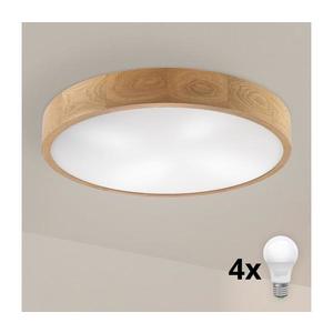 Brilagi - LED Stropní svítidlo CARVALHO 4xE27/60W/230V dub pr. 57, 5 cm 8590828002130 obraz