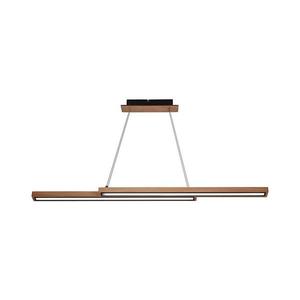 LED Lustr na lanku SENTO LED/19W/230V dřevo 31-11626 obraz