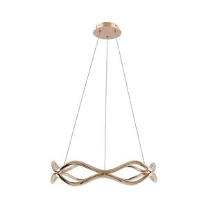 LED Lustr na lanku VAVE LED/28W/230V rose gold 34-35653 obraz