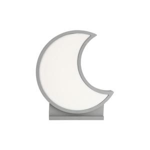 LED Dětská stolní lampa MOON LED/12W/230V šedá 41-11640 obraz