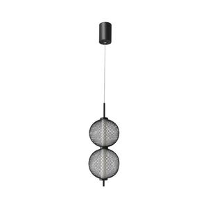 LED Lustr na lanku PUMA LED/10W/230V pr. 14 cm černá 32-35356 obraz