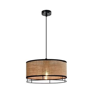Lustr na lanku ARDI 1xE27/40W/230V hnědá/černá 31-38388 obraz