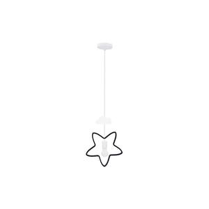 Dětský lustr na lanku STARS 1xE27/20W/230V černá/bílá 31-12005 obraz