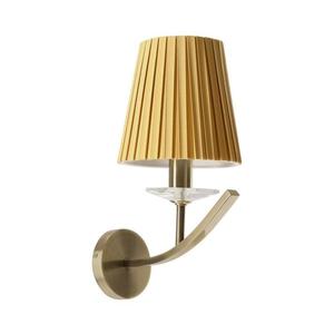 Nástěnná lampa VITORIA 1xE14/40W/230V žlutá/mosaz 21-44877 obraz