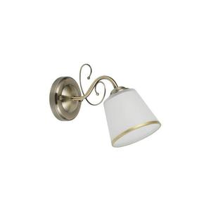 Nástěnná lampa LOSANNA 1xE14/40W/230V mosaz 21-26606 obraz