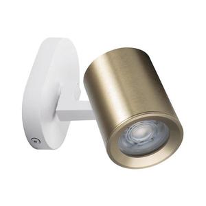 38964 - Nástěnné bodové svítidlo LAURIN 1xGU10/10W/230V mosaz/bílá 38964 obraz