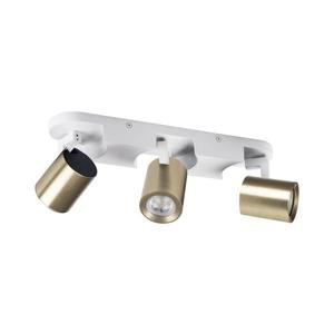 38966 - Bodové svítidlo LAURIN 3xGU10/10W/230V mosaz/bílá 38966 obraz