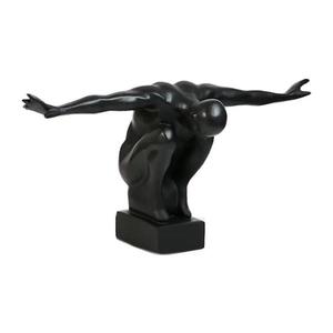 Estilo Home Stolní dekorace 19, 5x16x38, 5 cm pryskyřice/černá 5905623250458 obraz