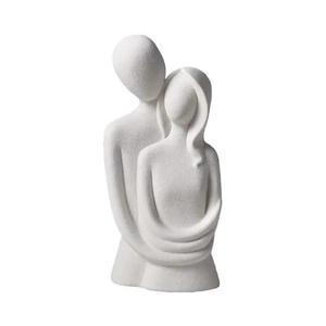 Estilo Home Keramická stolní dekorace 21x8, 5x10 cm bílá 5905623250519 obraz