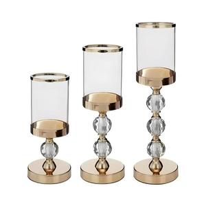 Estilo Home SADA 3x Svícen zlatá 5905623250793 obraz