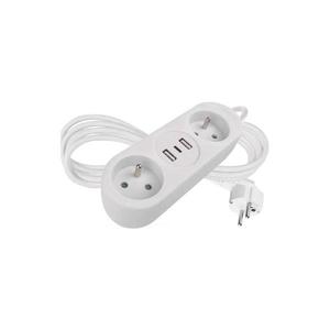 Prodlužovací kabel 2Z + 2x USB-A + USB-C 1, 4 m P0211E obraz