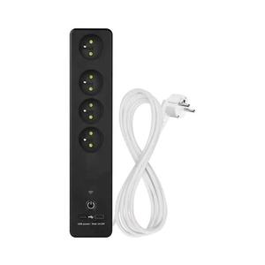 Chytrý prodluž. kabel s vypínačem GoSmart 4Z + 1xUSB-A + 1xUSB-C 2 m Wi-Fi Tuya P1412SM obraz