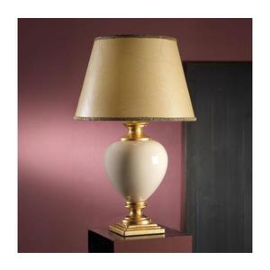 ONLI - Stolní lampa AMADEUS 1xE27/15W/230V 72 cm béžová/zlatá 225/GA obraz