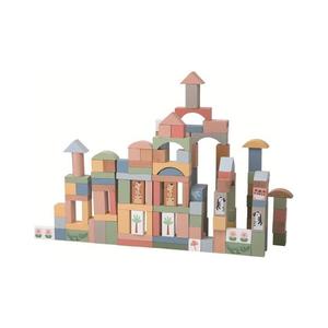 2Kids Toys - Dřevěné kostky Safari se zvířátky 120 ks 2D98154 obraz