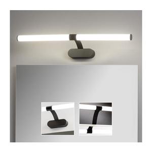 Brilagi - LED Koupelnové osvětlení zrcadla TUBEO LED/8W/230V 60 cm IP44 černá FG-M1-C07-600-BLK obraz