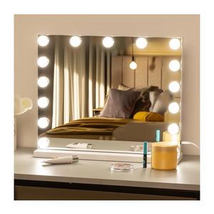 Brilagi - LED Stmívatelné make-up zrcadlo HOLLYWOOD LED/15W/230V 3000/4000/6500K FG-M6-WD02-WHT obraz