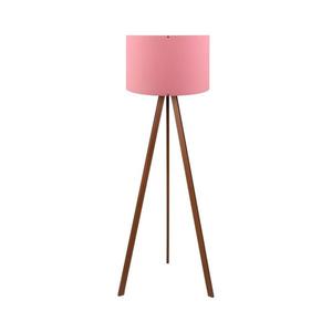 Stojací lampa AYD 1xE27/40W/230V růžová/hnědá 780SGN2431 obraz