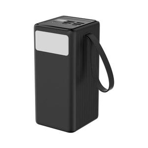 Power Bank 60000 mAh 65W PD 4xUSB-A + 2xUSB-C s LED svítilnou a USB-C kabelem 1m PMPB6065 obraz